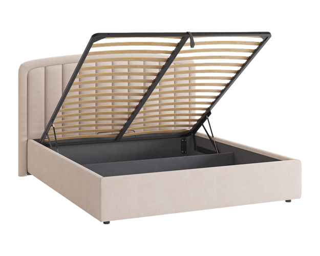 Кровать с подъемным механизмом 1800 Сиена 2 оникс (велюр)