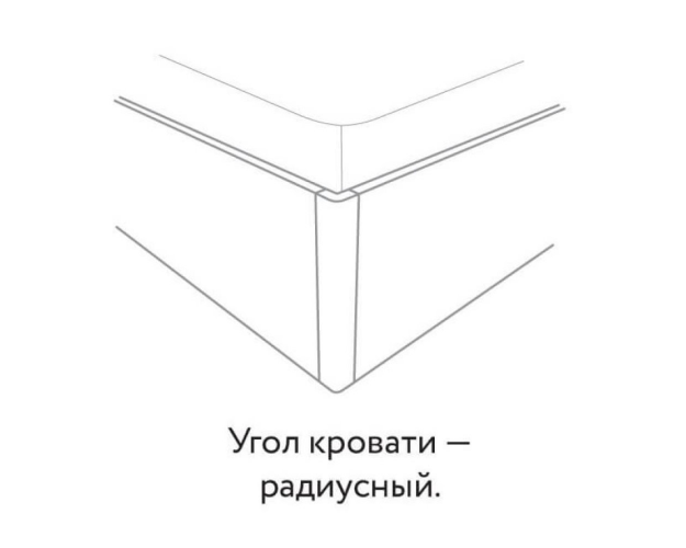 Кровать с настилом 1200 Милана гаскон пайн / белый лофт